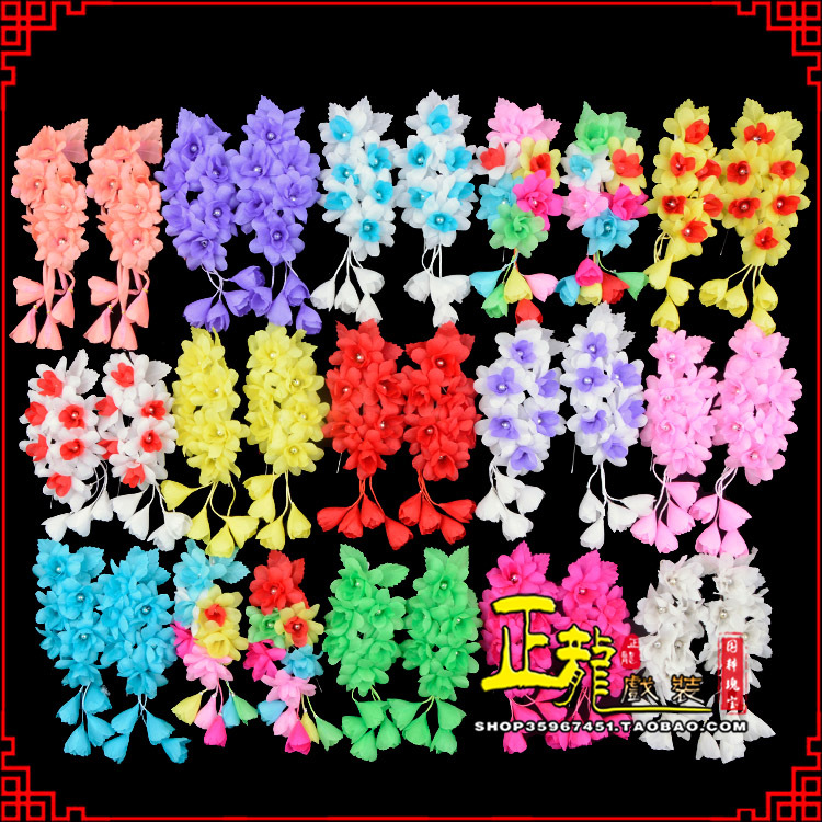 类乌齐小姐鬓花头饰小花头花 好六朵