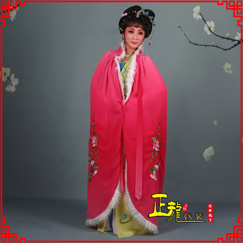 类乌齐小花旦绣花斗篷 花旦披风